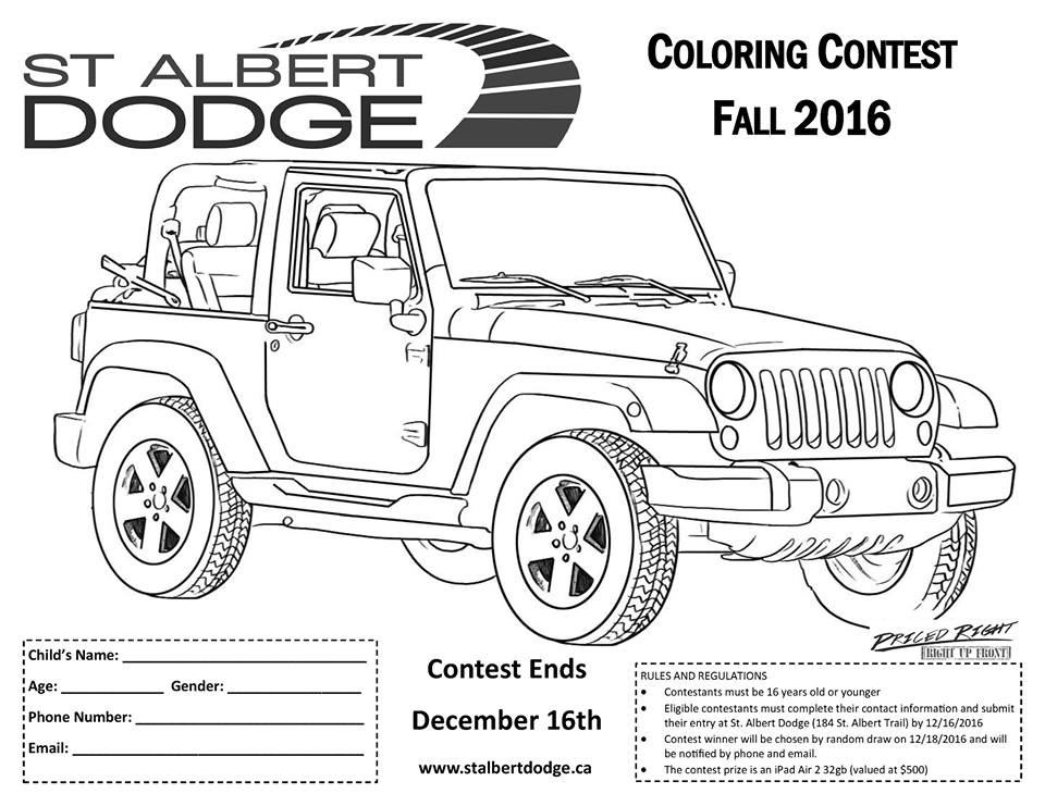 Fall Colouring Contest